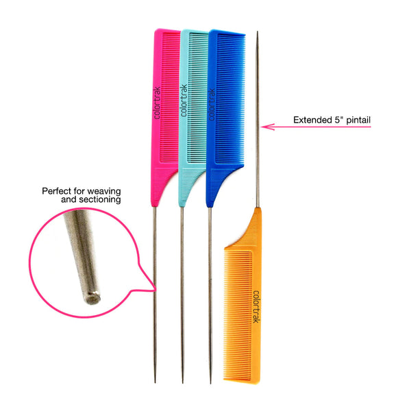 Color Trak Carbon Fiber Combs - 4 Pack