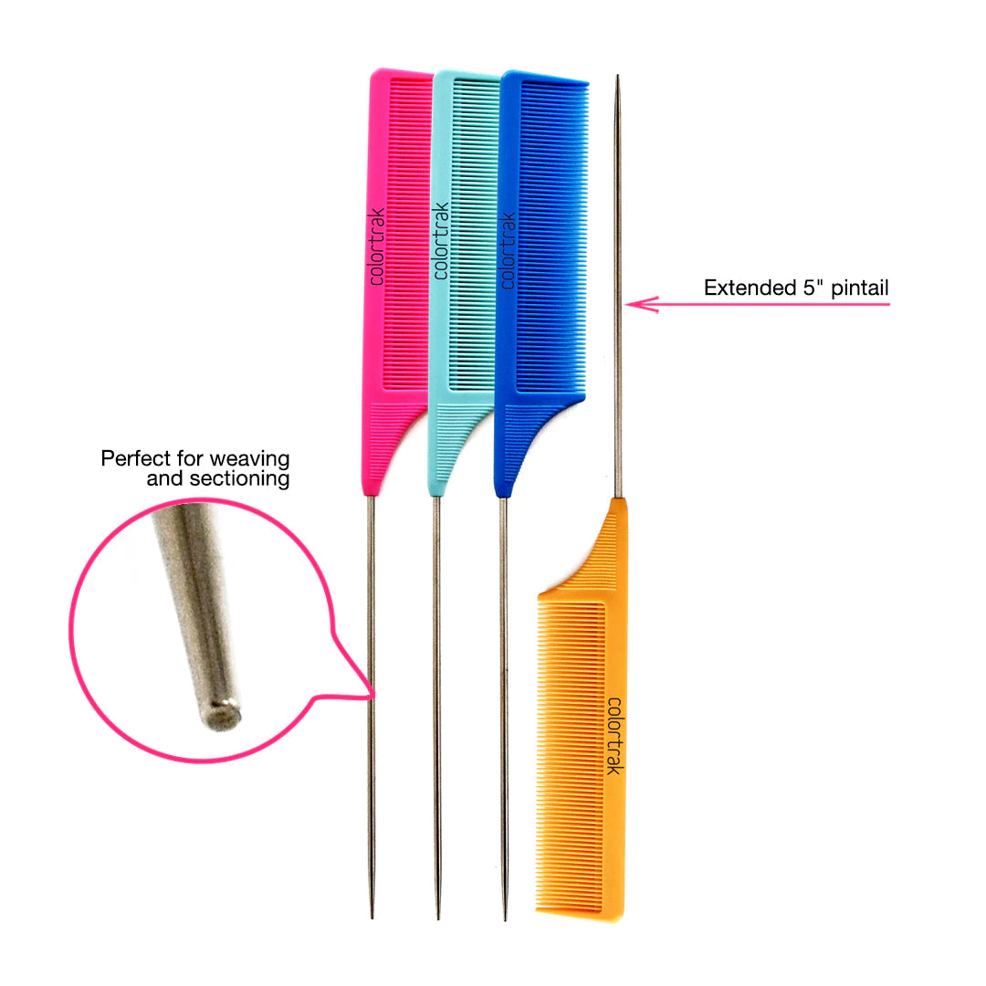 Color Trak Carbon Fiber Combs - 4 Pack