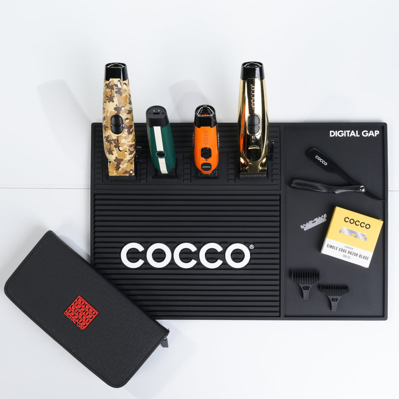 Cocco magnetic barber mat with organizer pouch