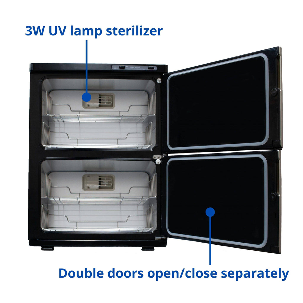 Stainless Towel Warmer with UV Light Sterilizer 40L