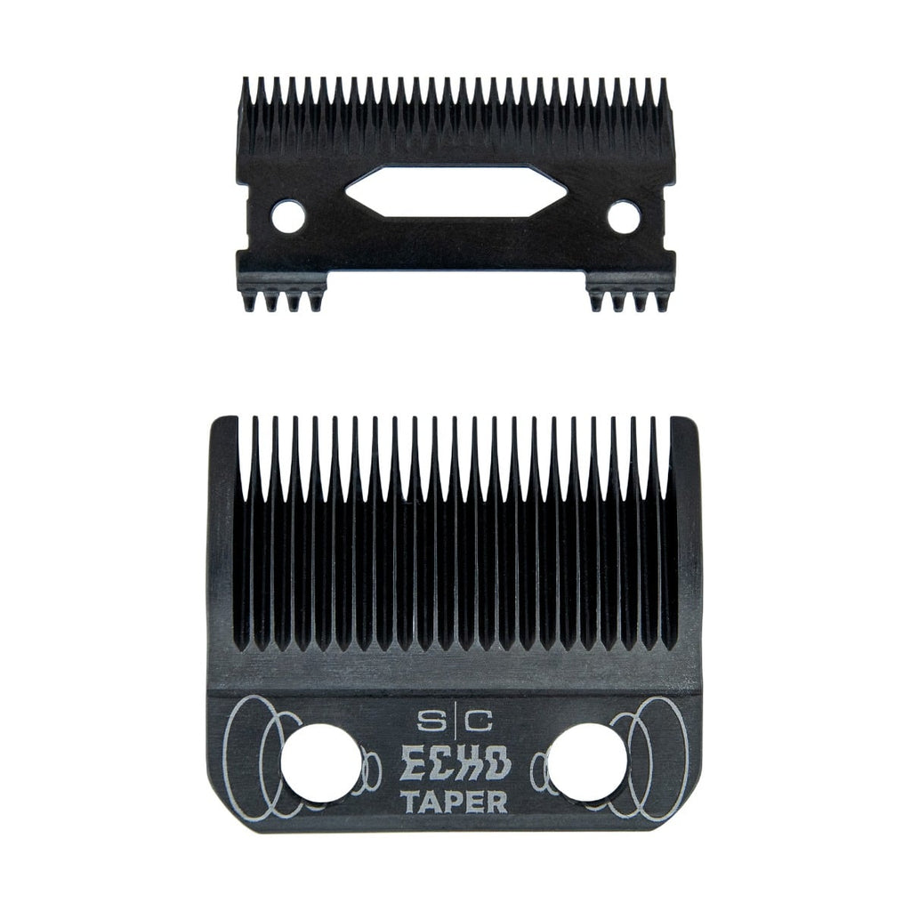 Echo Taper Black DLC Clipper Blade and Deep Tooth Cutter
