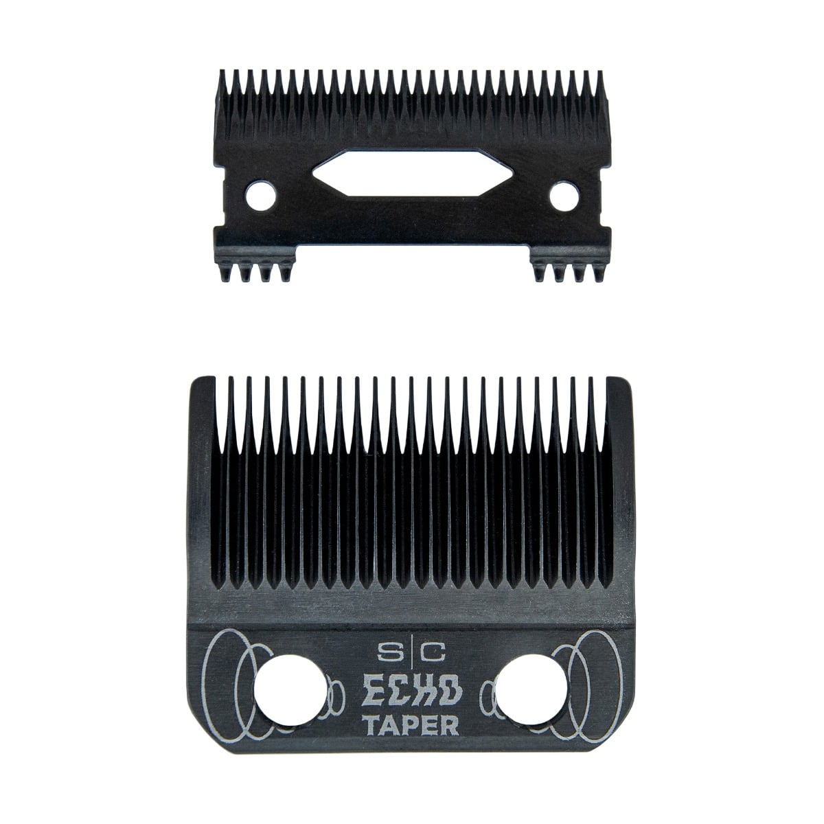 Echo Taper Black DLC Clipper Blade and Deep Tooth Cutter