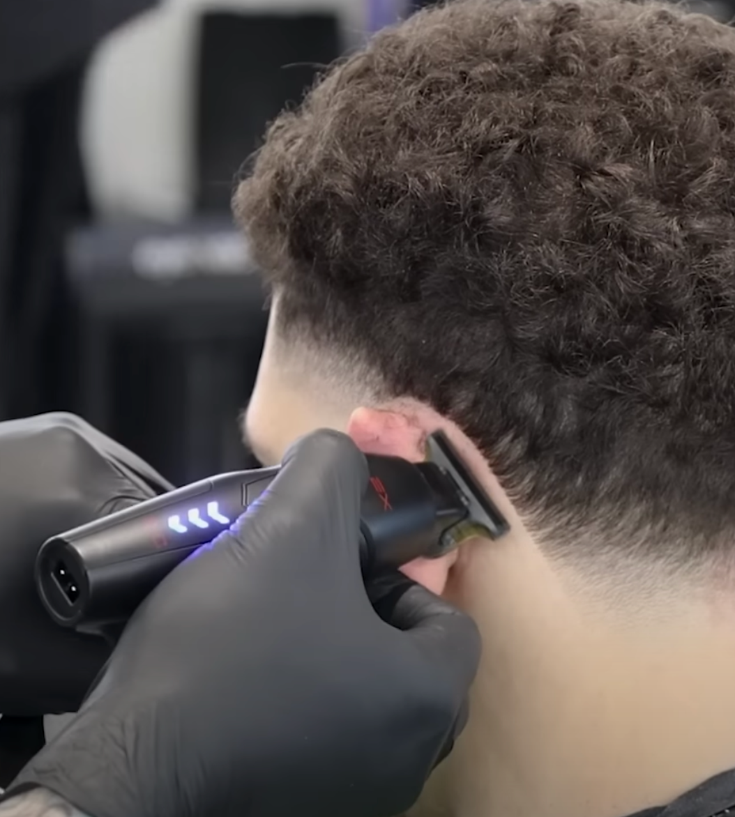 In use shot of Flex Trimmer with with Super-Torque Motor