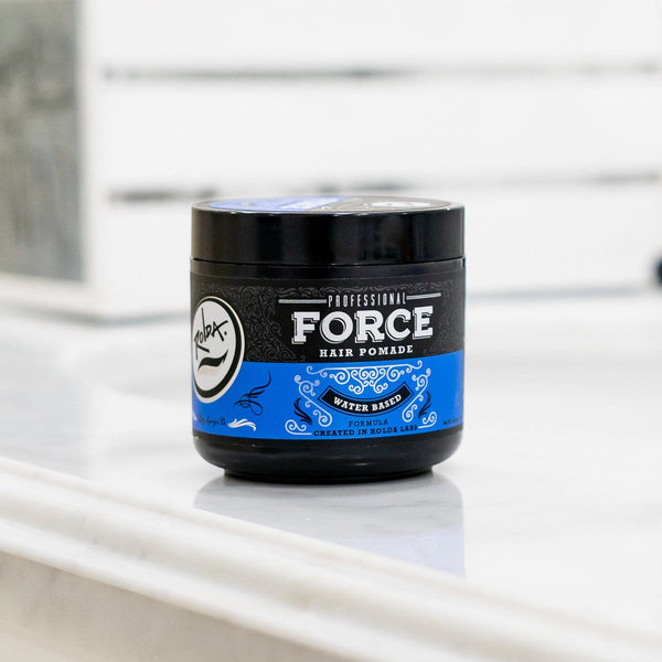 Rolda - Force Hair Pomade | Water Based Formula, Medium Hold, Medium Shine, Washes Out Easily, All Day Hold, Flake-free, Alcohol-free