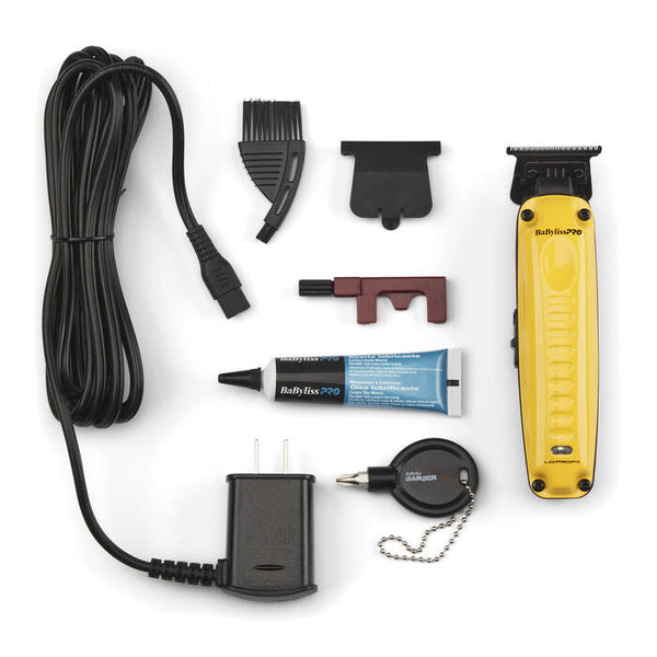 BaBylissPRO Yellow LoPro FX Cordless Trimmer - Limited Edition Influencer Collection - Andy Authentic (FX726YI)