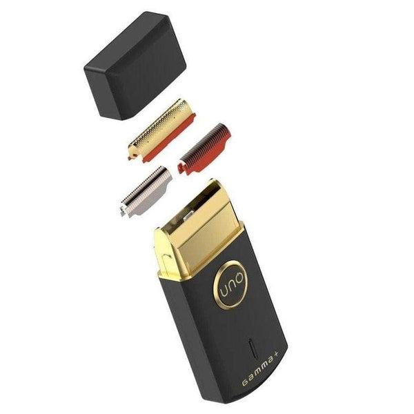 Gamma+ Uno Single Foil Shaver USB Rechargeable Travel Size Black