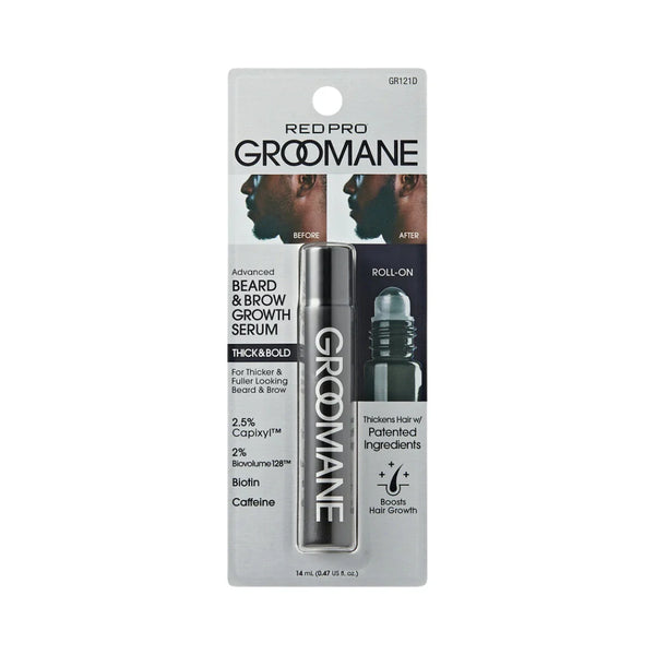 GROOMANE Beard & Brow Growth Serum 0.47 oz bottle
