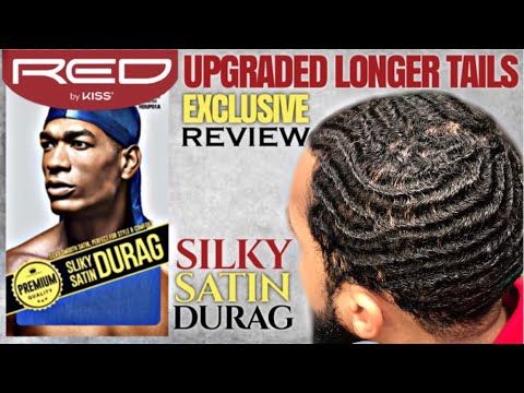 Red by Kiss Silky Satin Durag (Black #HD01)