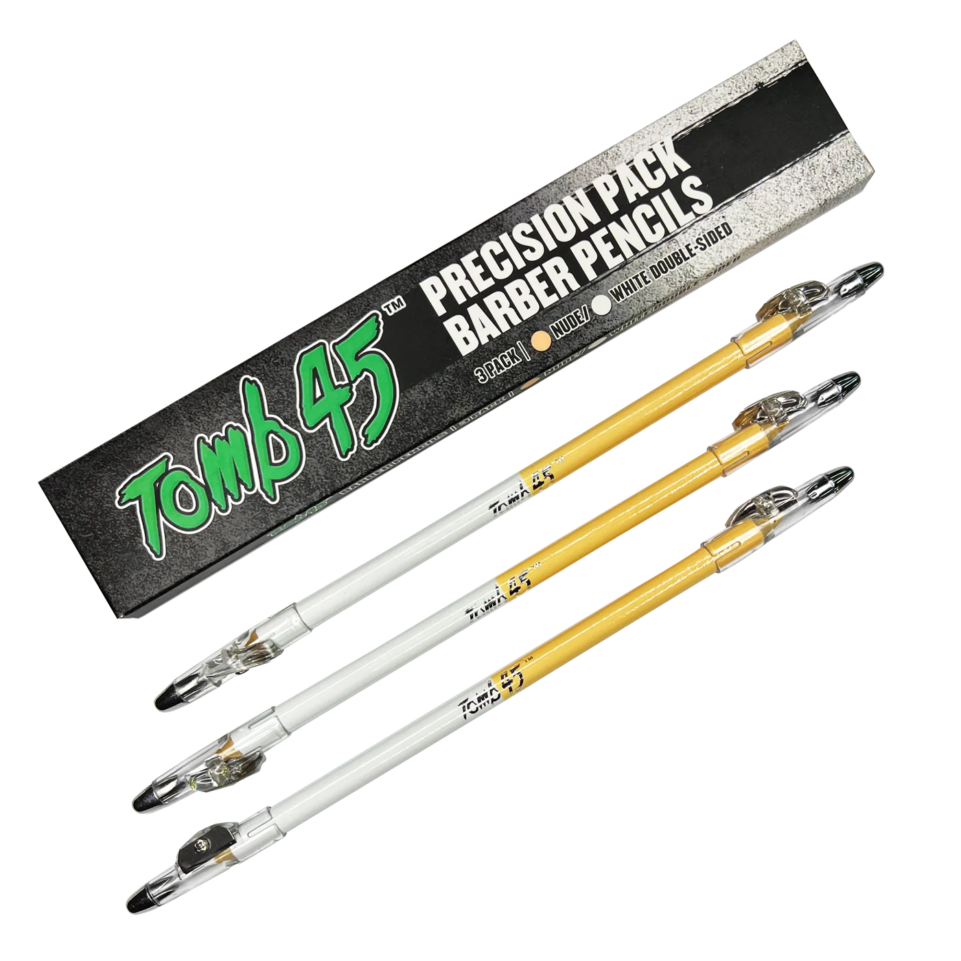 TOMB45 Precision Barber Pencils - 3 Pack