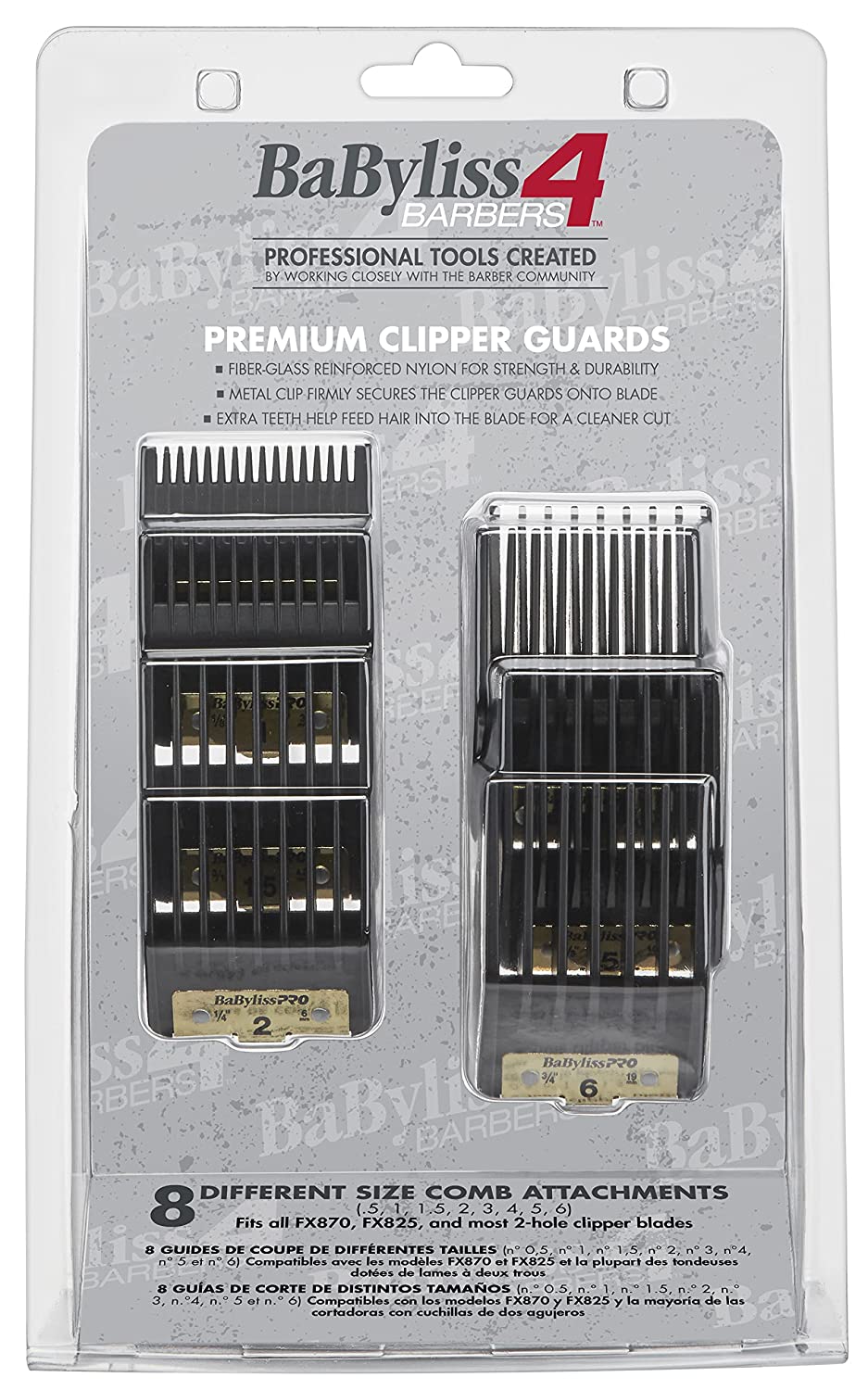 BabylissPRO Premium Clipper Guard Set