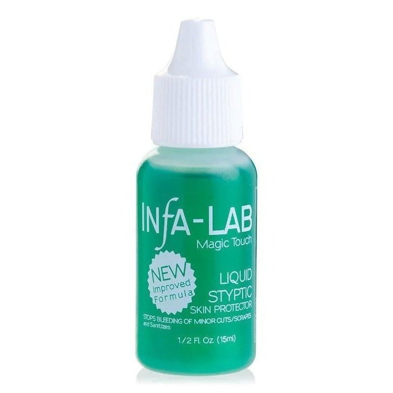 Styptic Liquid Infa Lab Magic Touch Liquid Styptic Skin Liquid 15mL – Designer Barber ...