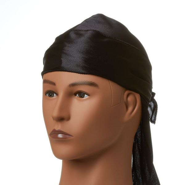 Red by Kiss Power Wave Silky Satin Durag [Black #HD11]