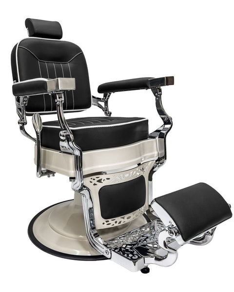 Black and White Barber Chair 