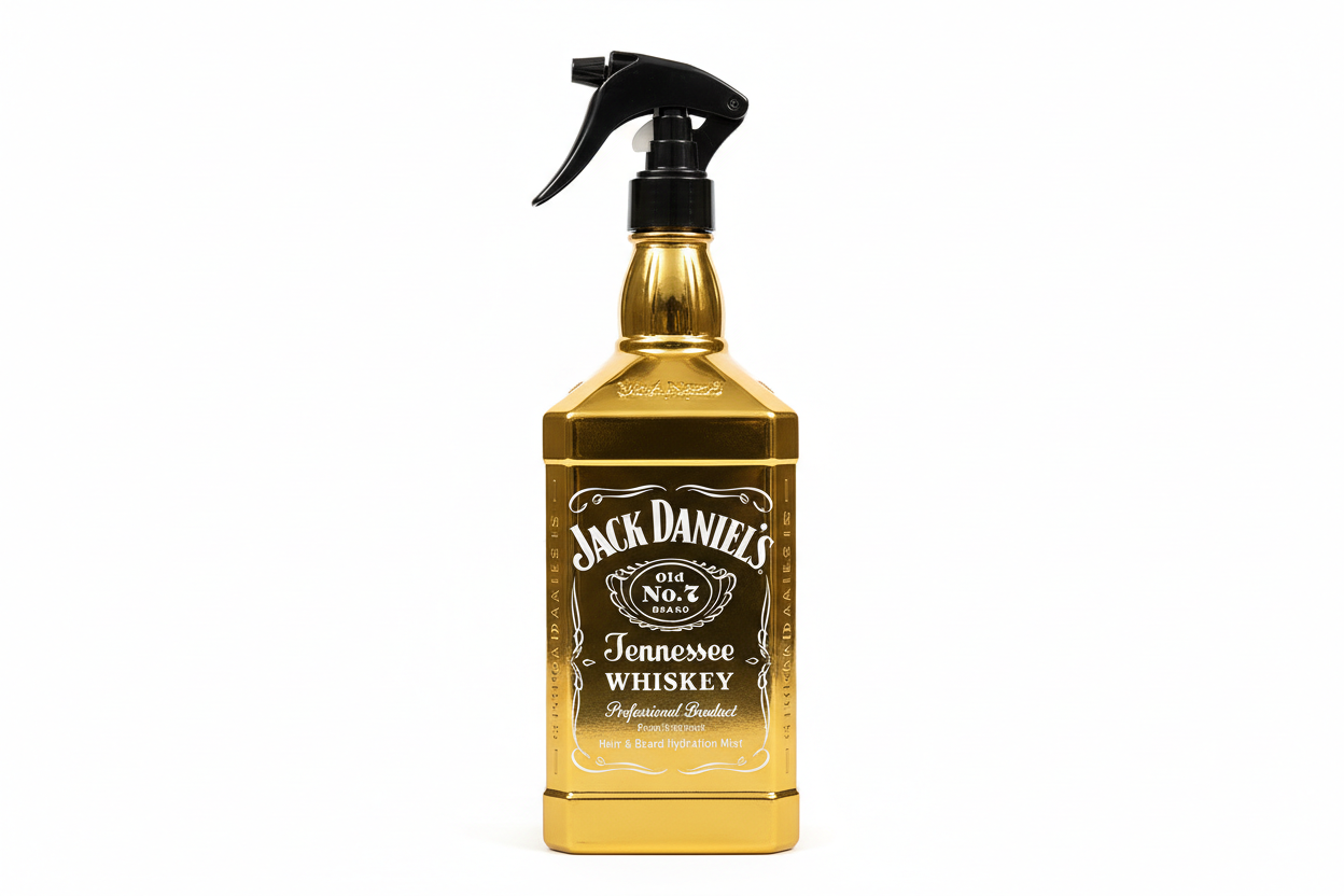 make the shape of the bottle identical to the whiskey bottle