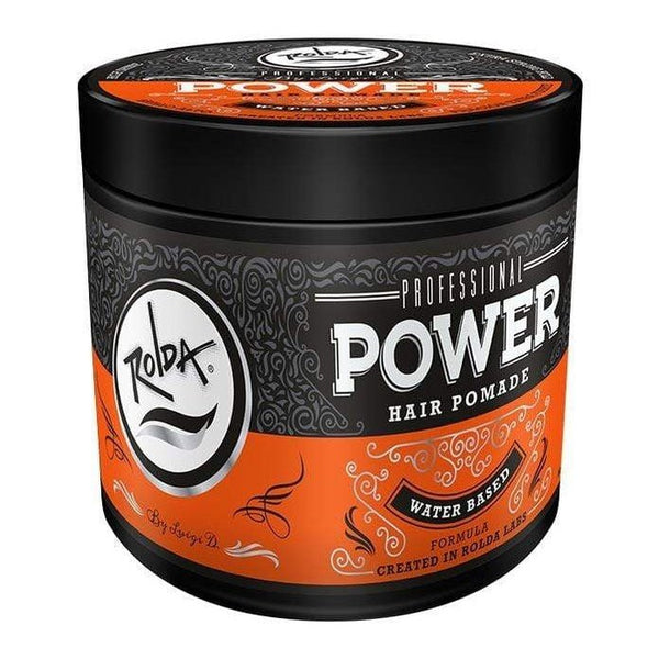 Rolda - Power Hair Pomade | Water Based Formula, High Hold, High Shine, Edge Control Gel, Flake-free, Alcohol-free, Residue-free