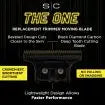 StyleCraft Replacement Moving "THE ONE" Black Diamond Carbon DLC Deep Tooth Trimmer Blade