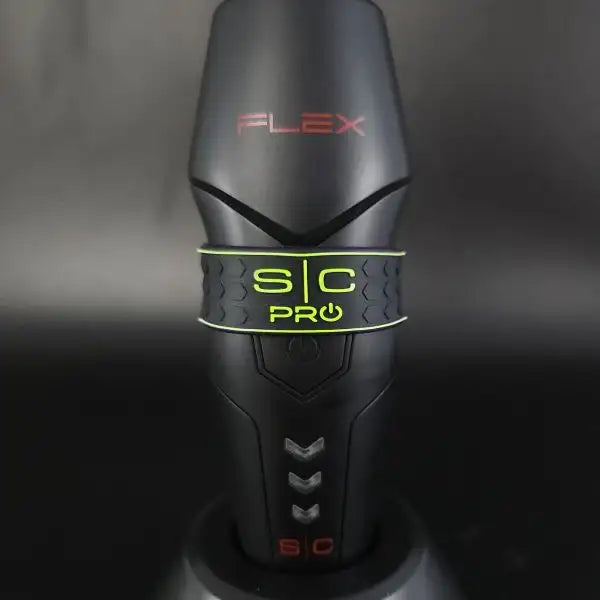 StyleCraft Pro Barber Hair Clipper and Trimmer Grip Band Set of 2 in Black|Green