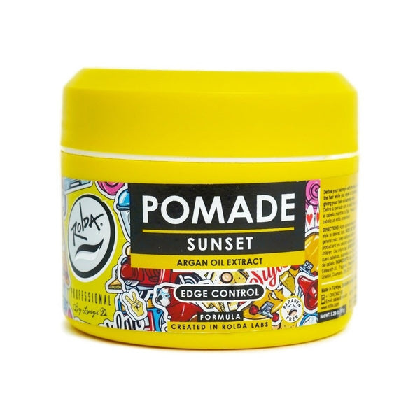 Rolda - Sunset Hair Pomade | Water Based Formula, Medium Hold, Medium Shine, Washes Out Easily, All Day Hold, Flake-free