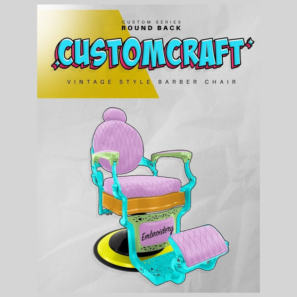 Round Back CustomCraft Barber Chair