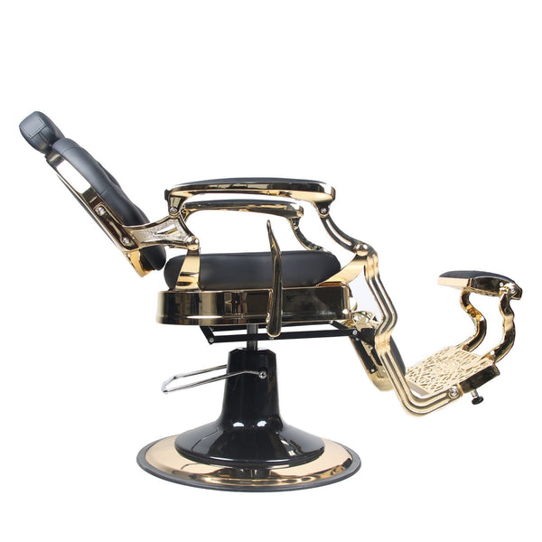 HADES Gold Vintage Style Barber Chair