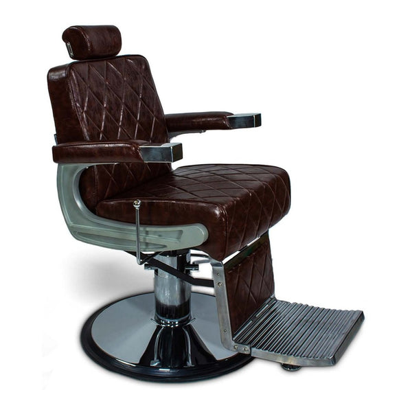 King Barber Chair - Brown