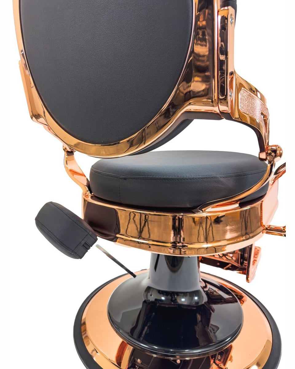 HADES Rose Gold Vintage Style Barber Chair