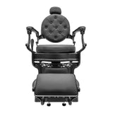 Matte Black Barber Chair