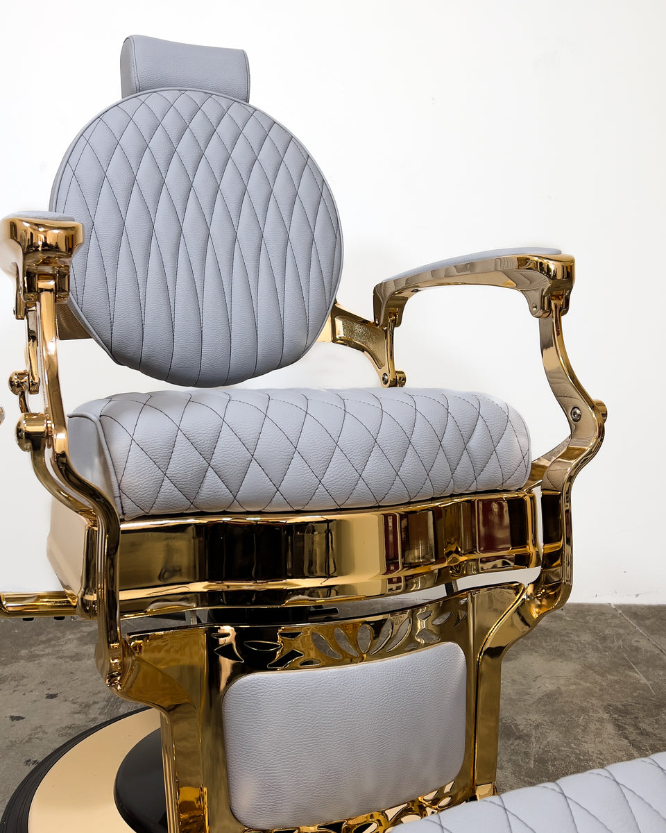 Custom McKinley Gold Barber Chair