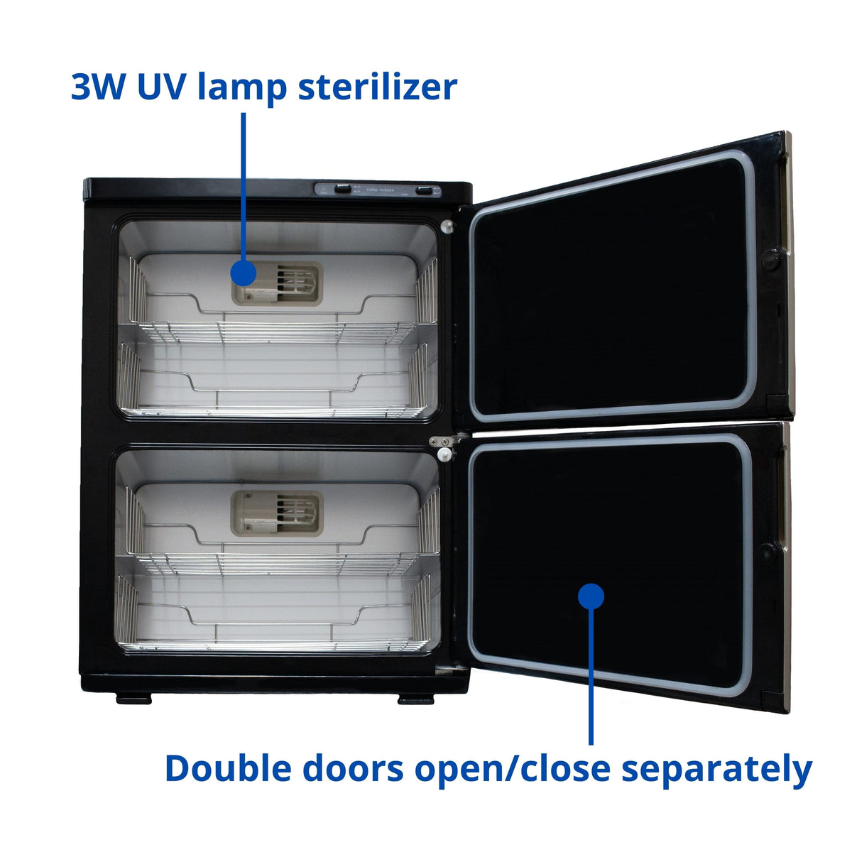 Dermalogic Stainless Towel Warmer with UV Light Sterilizer 40L