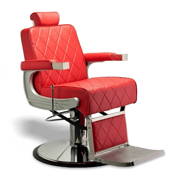 King Barber Chair - Red