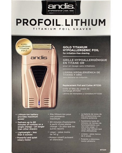Andis ProFoil Lithium Titanium Foil Shaver 