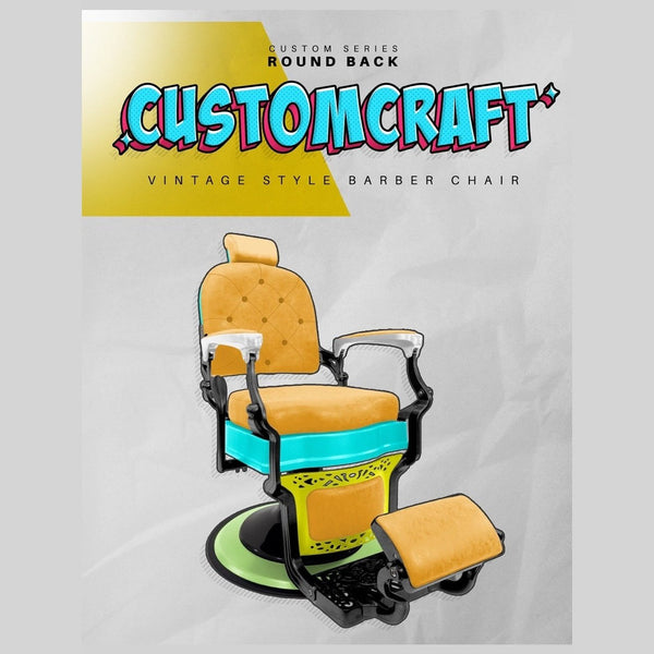 Square Back CustomCraft Barber Chair