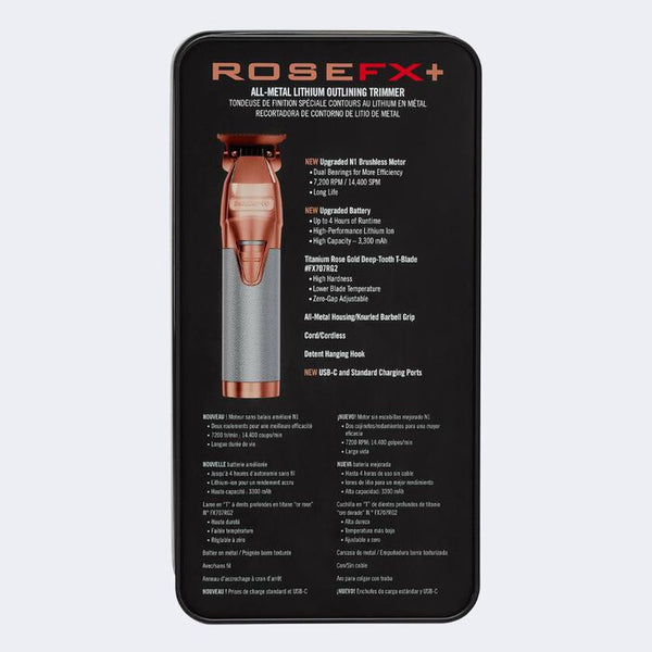 BaBylissPRO RoseFX+ All-Metal Lithium Outlining Trimmer