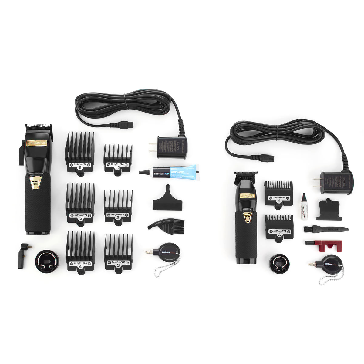 BaBylissPRO® LimitedFX Boost+ Collection with Clipper, Trimmer & Charging Base Set - Black