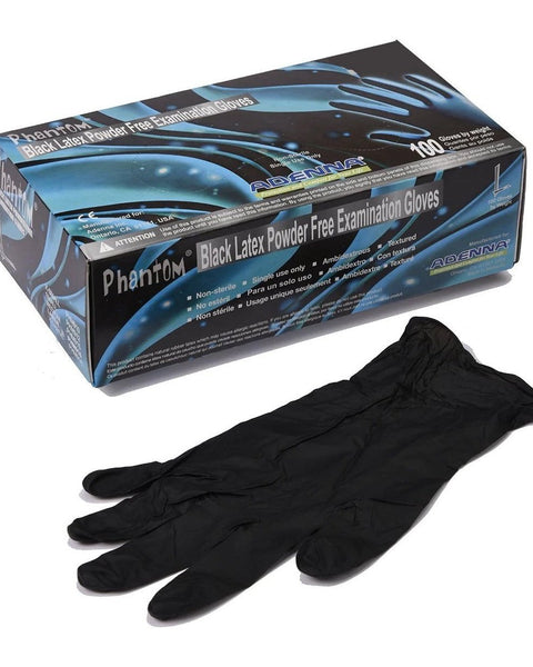 Phantom Black Latex Gloves