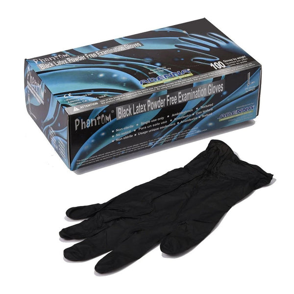 Phantom Black Latex Gloves