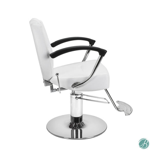 Herman All Purpose Reclining Styling Chair - White