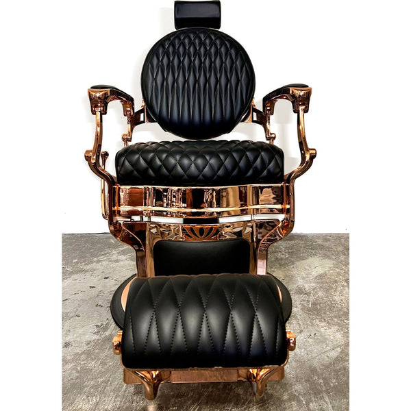 Custom Rose Gold Barber Chair