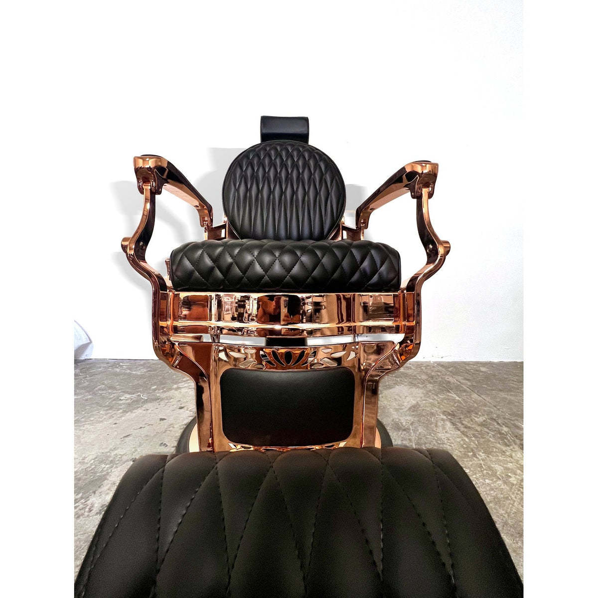 Custom Rose Gold Barber Chair