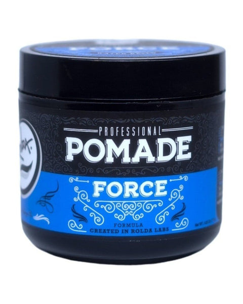 Rolda - Force Hair Pomade | Water Based Formula, Medium Hold, Medium Shine, Washes Out Easily, All Day Hold, Flake-free, Alcohol-free