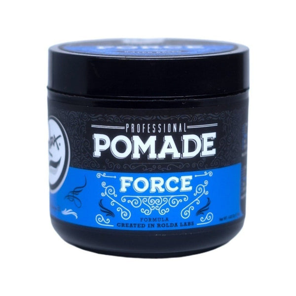 Rolda - Force Hair Pomade | Water Based Formula, Medium Hold, Medium Shine, Washes Out Easily, All Day Hold, Flake-free, Alcohol-free